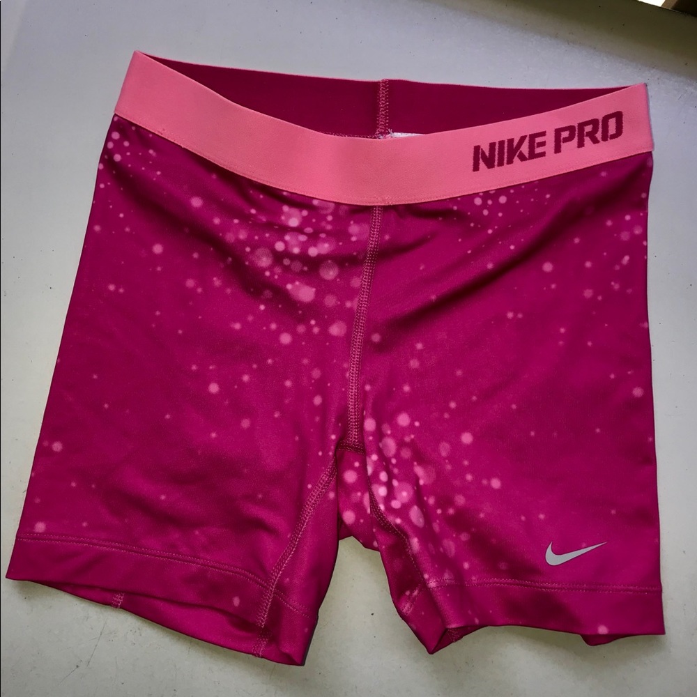 Nike pro dri fit spandex shorts